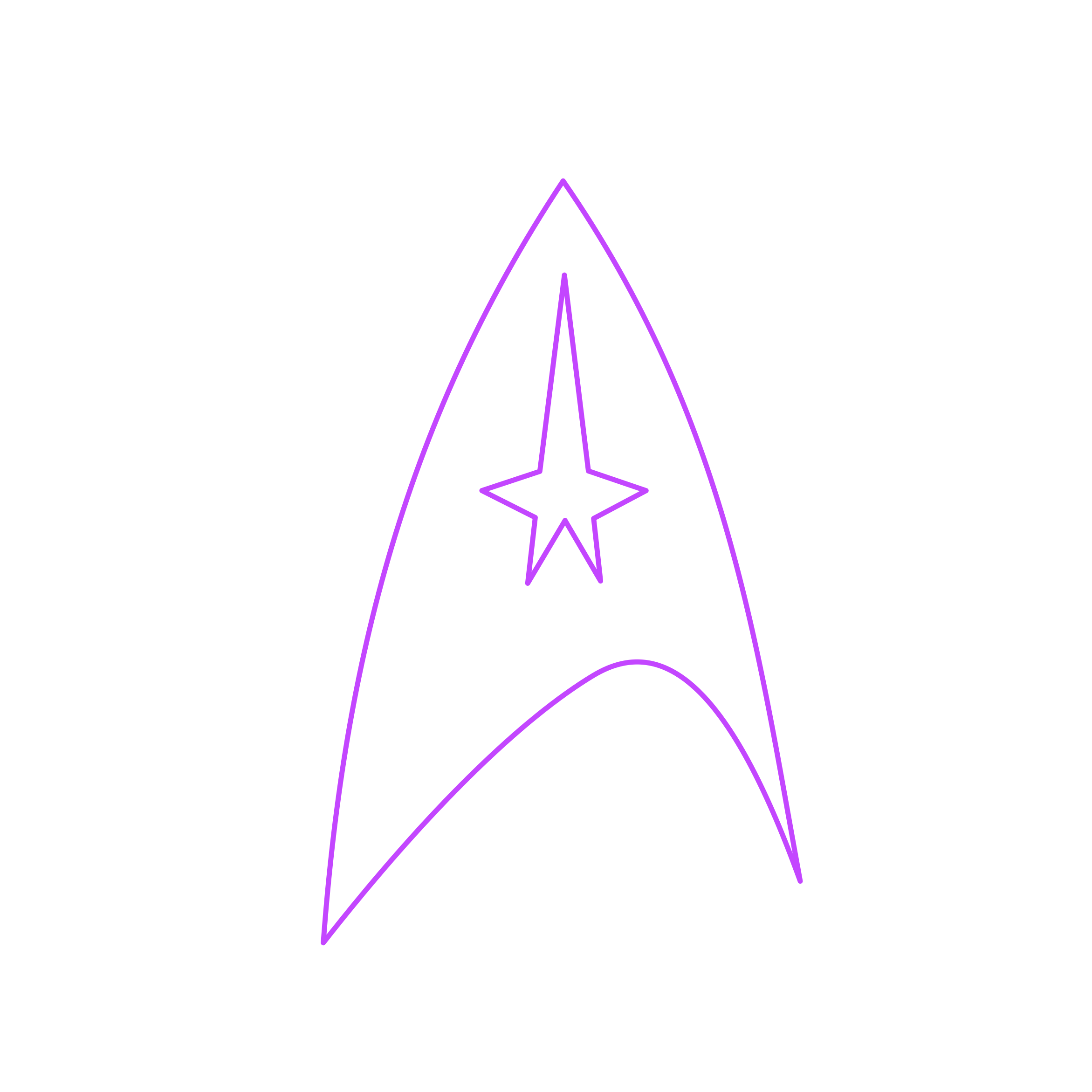 Pop Culture Star Trek Stencil Svg Design File Free Vectors